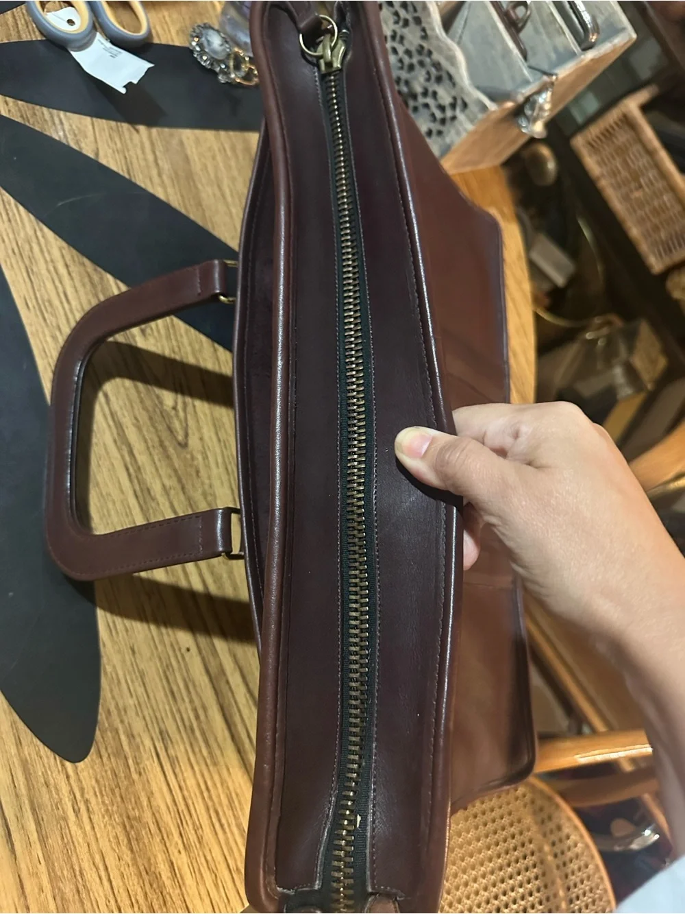 Gorgeous vintage Coach leather briefcase